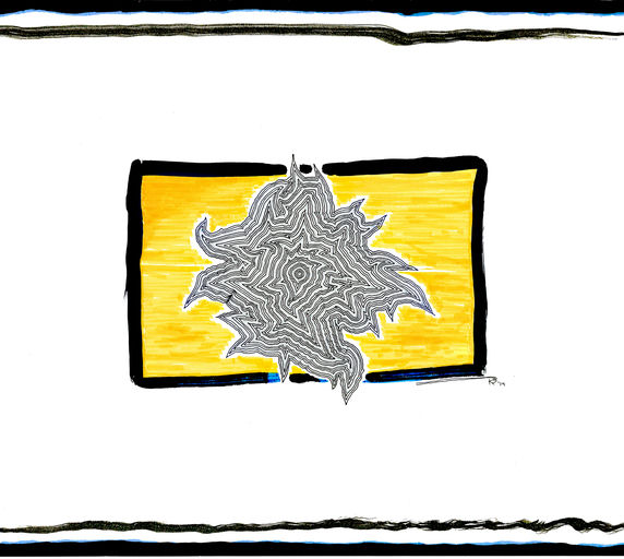 On yellow